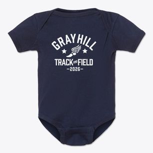 Grayhill Elementary School Track and Field Baby Onesie