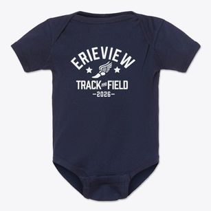 Erieview Elementary School Track and Field Baby Onesie