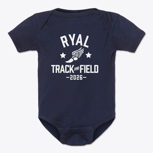 Ryal Elementary School Track and Field Baby Onesie