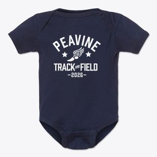 Peavine School Track and Field Baby Onesie