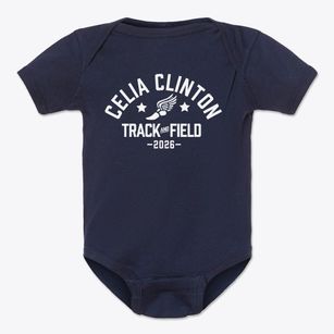 Celia Clinton Elementary School Track and Field Baby Onesie