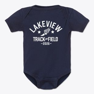Lakeview Middle School Track and Field Baby Onesie