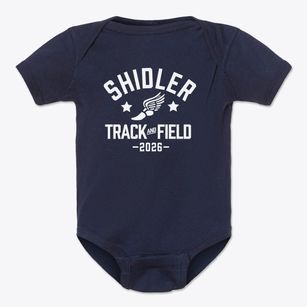 Shidler High School Track and Field Baby Onesie
