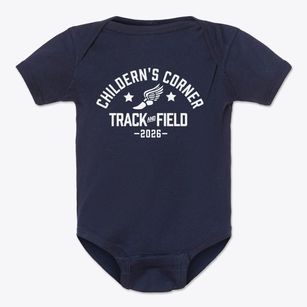 Children's Corner Track and Field Baby Onesie