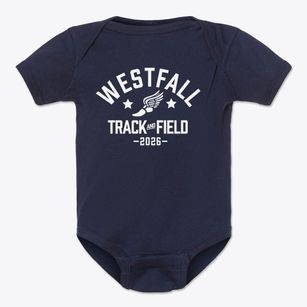 Westfall Elementary School Track and Field Baby Onesie