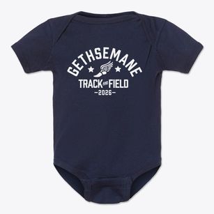 Gethsemane Lutheran School Track and Field Baby Onesie