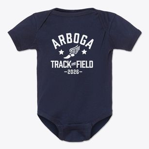 Arboga Elementary School Track and Field Baby Onesie
