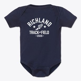 Richland Elementary School Track and Field Baby Onesie