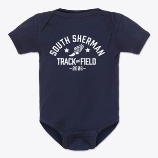 South Sherman Elementary School Track and Field Baby Onesie