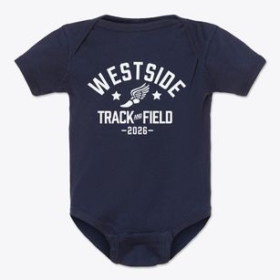Westside Christian School Track and Field Baby Onesie