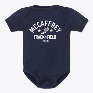 Mccaffrey Middle School Track and Field Baby Onesie