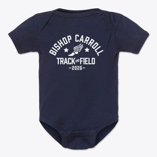 Bishop Carroll High School Track and Field Baby Onesie