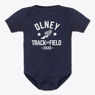 Olney High School Track and Field Baby Onesie
