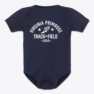Virginia Primrose Elementary School Track and Field Baby Onesie