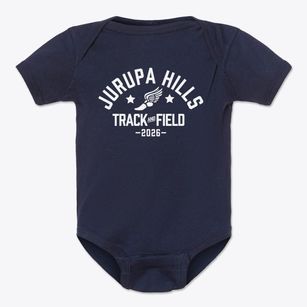 Jurupa Hills High School Track and Field Baby Onesie