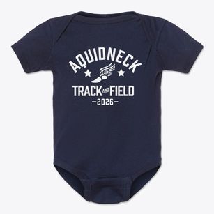 Aquidneck Elementary School Track and Field Baby Onesie