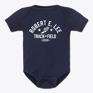 Robert E. Lee High School Track and Field Baby Onesie