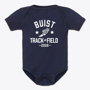 Buist Academy For Advanced Studies Track and Field Baby Onesie
