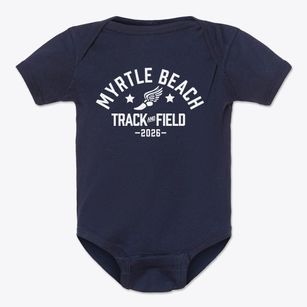 Myrtle Beach High School Track and Field Baby Onesie