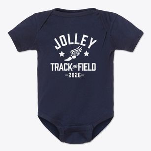 Jolley Elementary School Track and Field Baby Onesie