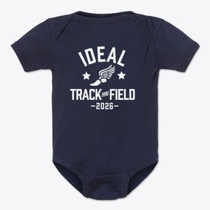 Ideal Elementary School Track and Field Baby Onesie