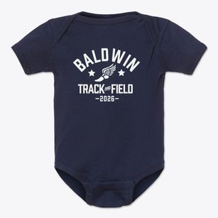Baldwin Arts & Academics Magnet School Track and Field Baby Onesie