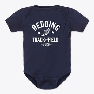Redding Christian School Track and Field Baby Onesie