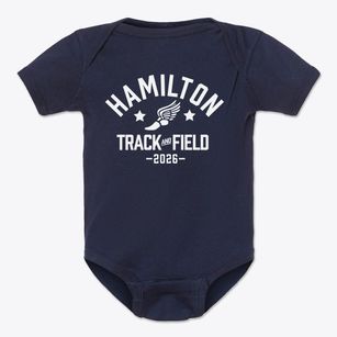 Hamilton High School Track and Field Baby Onesie