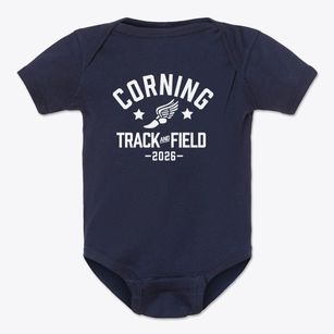 Corning Elementary School Track and Field Baby Onesie