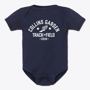 Collins Garden Elementary School Track and Field Baby Onesie