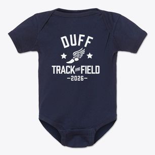 Duff Elementary School Track and Field Baby Onesie