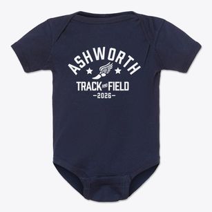 Ashworth Elementary School Track and Field Baby Onesie