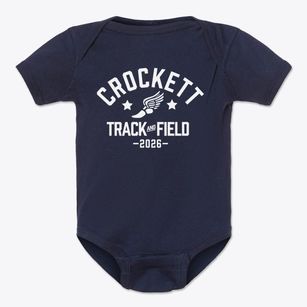 Crockett High School Track and Field Baby Onesie