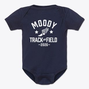 Moody High School Track and Field Baby Onesie