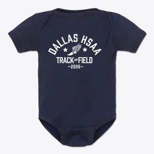 Dallas Hsaa Track and Field Baby Onesie