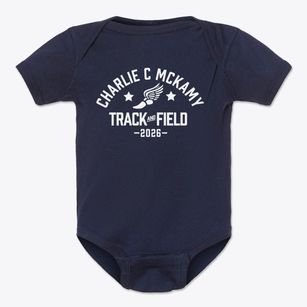 Charlie C Mckamy Elementary School Track and Field Baby Onesie