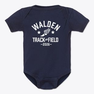 Walden Prep School Track and Field Baby Onesie