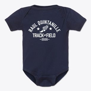 Raul Quintanille Middle School Track and Field Baby Onesie