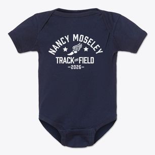 Nancy Moseley Elementary School Track and Field Baby Onesie