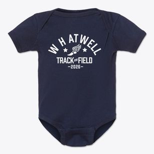 W H Atwell Middle School Track and Field Baby Onesie