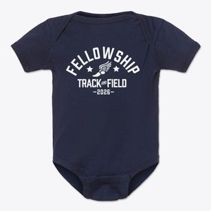 Fellowship Christian Academy Track and Field Baby Onesie