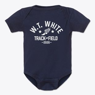 W.t. White High School Track and Field Baby Onesie