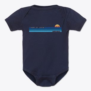 Port St. Lucie Florida Water View Baby Onesie