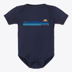 Troy Vermont Water View Baby Onesie