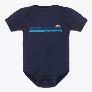 Brunswick North Carolina Water View Baby Onesie