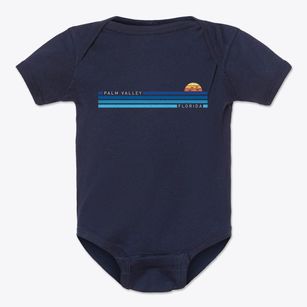 Palm Valley Florida Water View Baby Onesie
