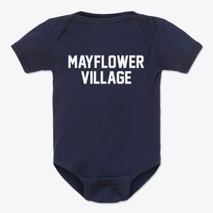 Mayflower Village California Classic Block Baby Onesie