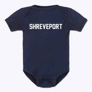 Shreveport Louisiana Classic Block Baby Onesie