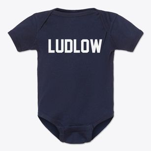 Ludlow Kentucky Classic Block Baby Onesie