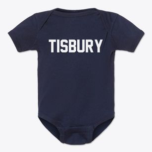 Tisbury Massachusetts Classic Block Baby Onesie